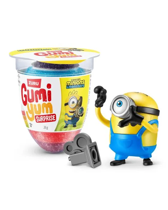ZURU Gumi Yum Surprise Minions Gummy et Jouet 26g - Assortiment
