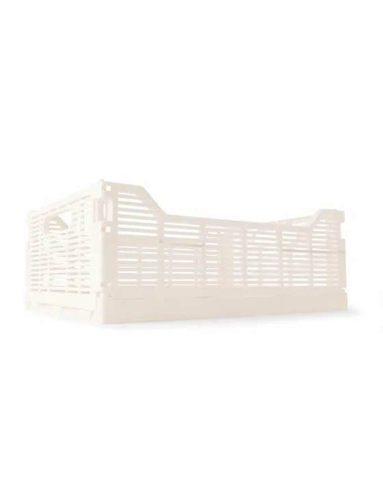 Crate de collapsible linéaire 13L - Blanc