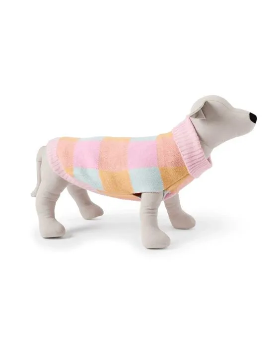 Sautoir en tricot rose pour animaux de compagnie - Extra Large