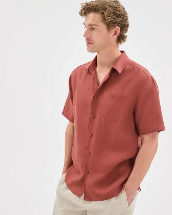 Cible Homme Linge de maison européenne chemise à manches courtes