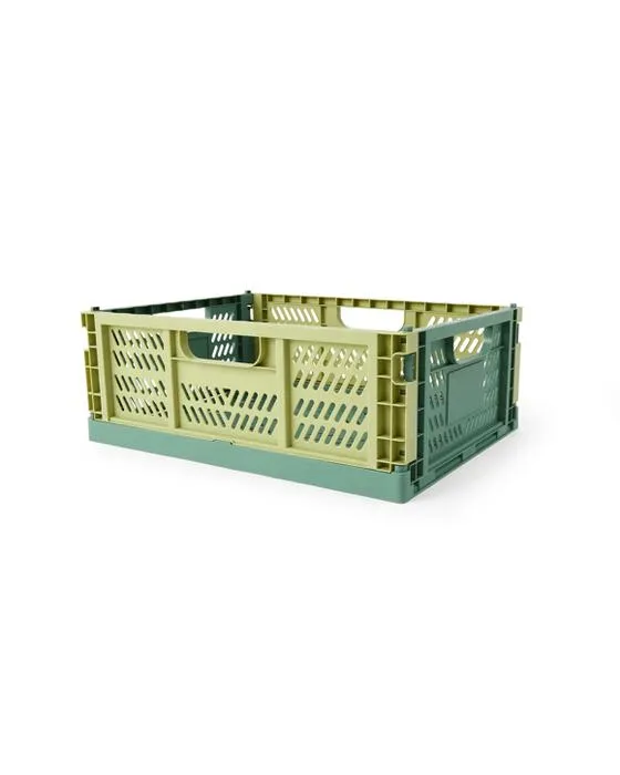 15L Crate collasible - moyen, vert