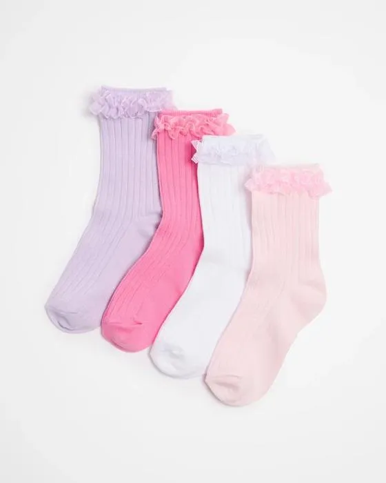 Chaussettes frisées pour filles 4 Pack - Maxx