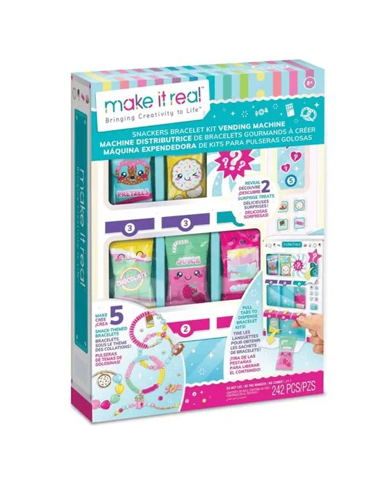 242 pièce faire en vrai snackers bracelet Kit distributeur machine