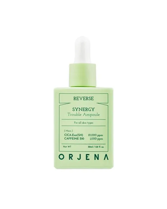 Ampoule de détresse synergique inverse Orjena 30ml - Cica-Exo (SH) et caféine S10