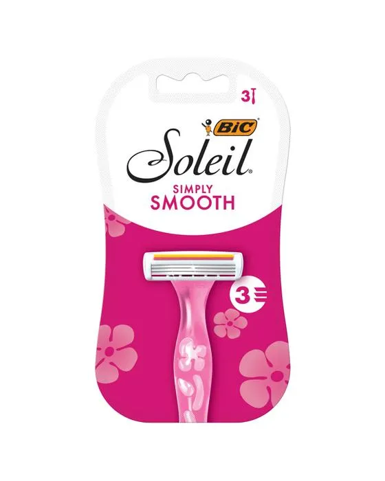 BIC 3 Pack Simple Soleil femmes jetables rasoirs