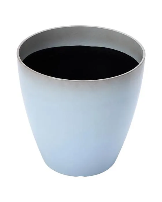 42cm Soft Blue émaillé look Pot en plastique