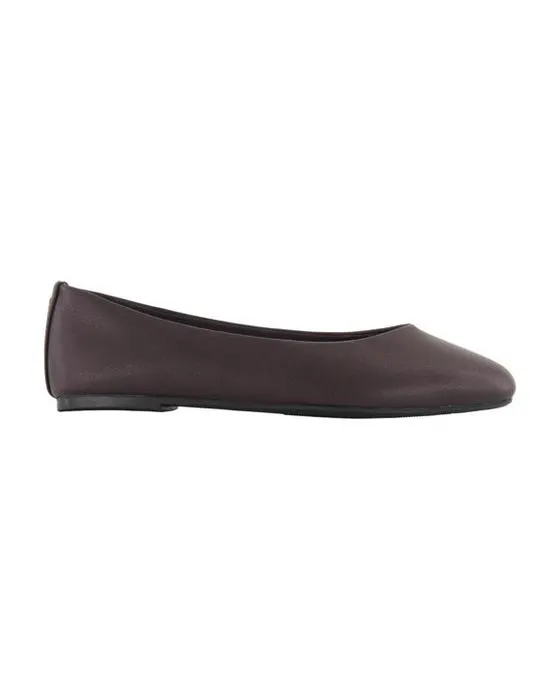 PU V Ballet Flats
