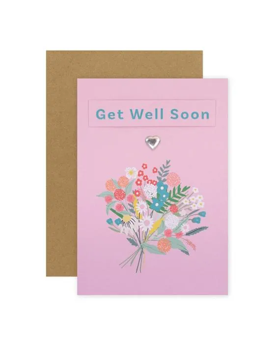 Connexions de Hallmark Obtenez une carte de bien-être - Bouquet coloré