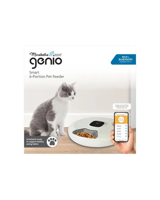 Mirabella Genio Smart 6-Portion Pet Feeder
