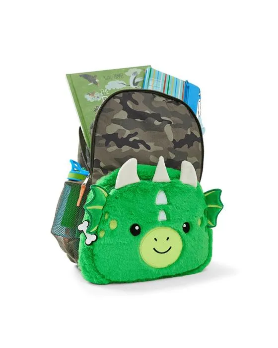 Sac à dos en peluche - Dragon, vert