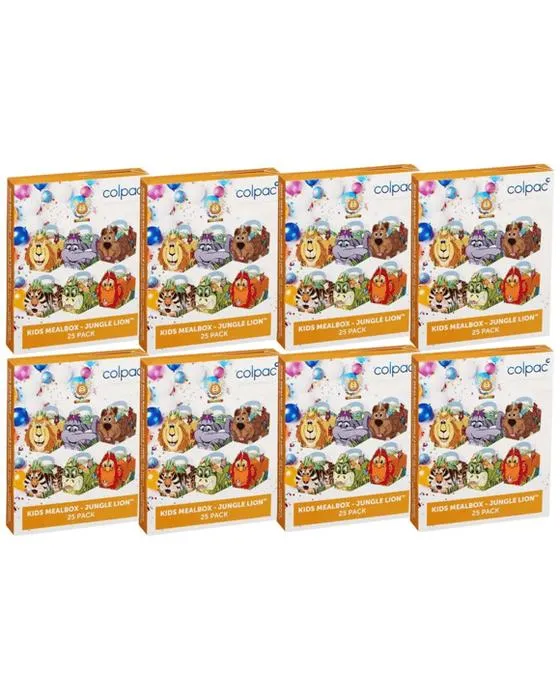 Colpac Kids Mealbox Jungle Lion 200 Pack