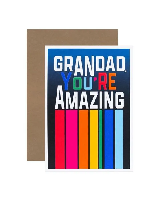 Carte de voeux pour grand-père - Vous êtes incroyable!
