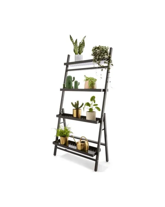 Stand de plantes à strate métallique