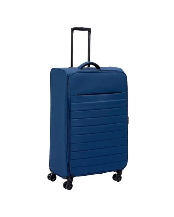 71cm 8 roues léger Etui souple matelassé - Bleu