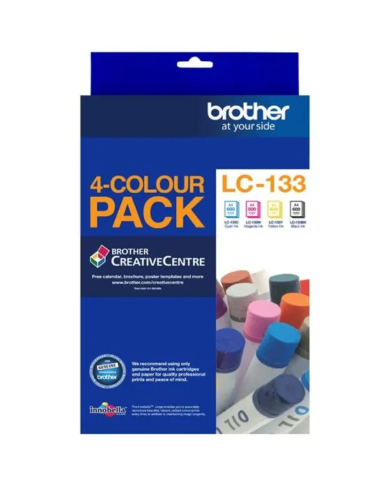 Brother LC 133 cartouches d'encre 4 couleurs