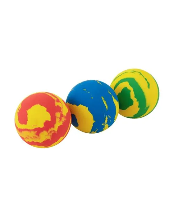 3 Pack jouet de chien boule en caoutchouc