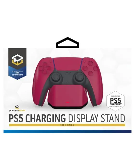Powerwave Controller Charger le support d'affichage rouge - PlayStation 5 - Rouge