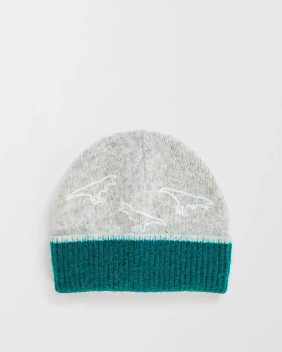 Cible Enfants Brodé Dino Jacquard Bonnet