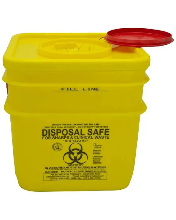 Conteneur de pinces Brady 10L jaune