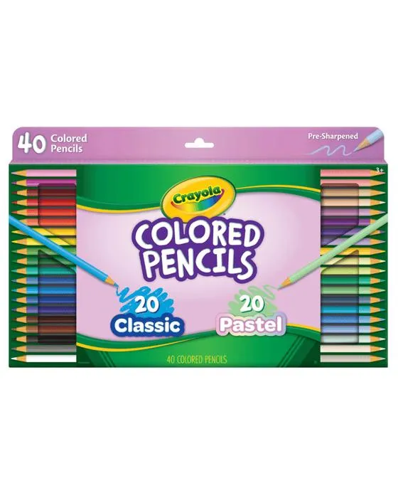 40 Crayoles couleur Crayola