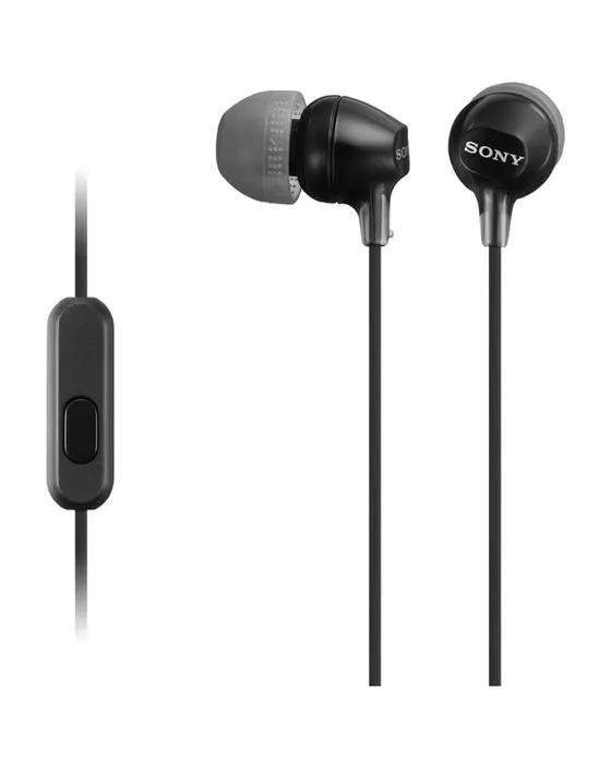 Sony Earphones avec contrôle de Smartphone noir MDREX15AP