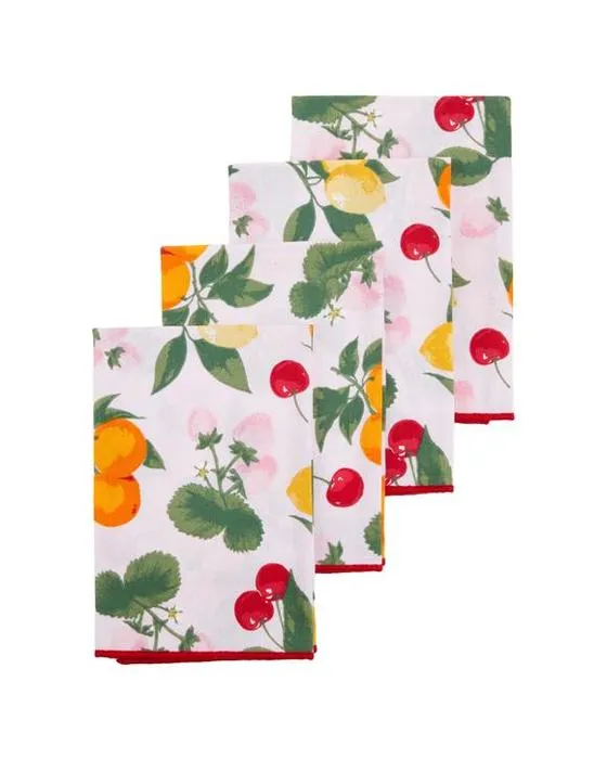 4 sachets de serviettes de fruits