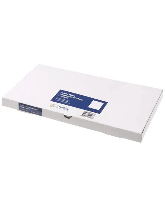 1/3 Papier à graisser coupé 500 Pack blanc