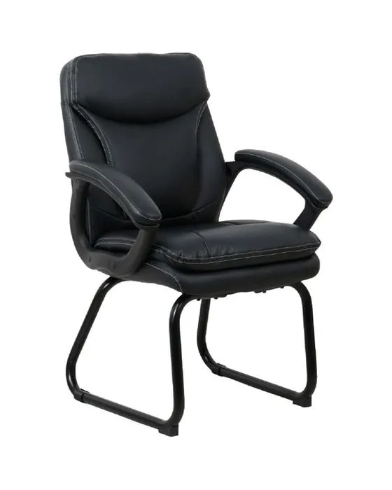 J.Burrows Hilton Chaise d'accueil Sled Base Chaises et tabourets d'accueil noir