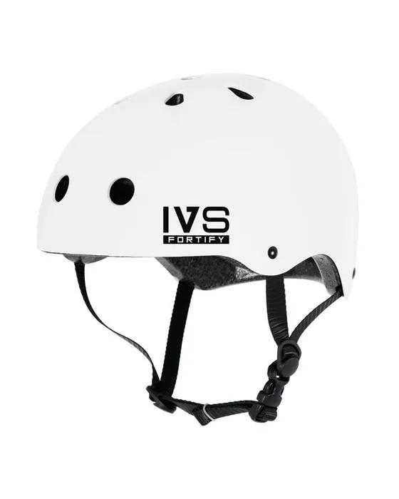 Casque de skate IVS - Grand, blanc