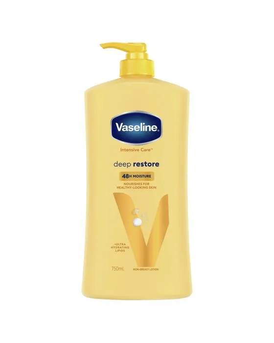 Vaseline Deep Restore Soins intensifs Lotion corporelle 750ml