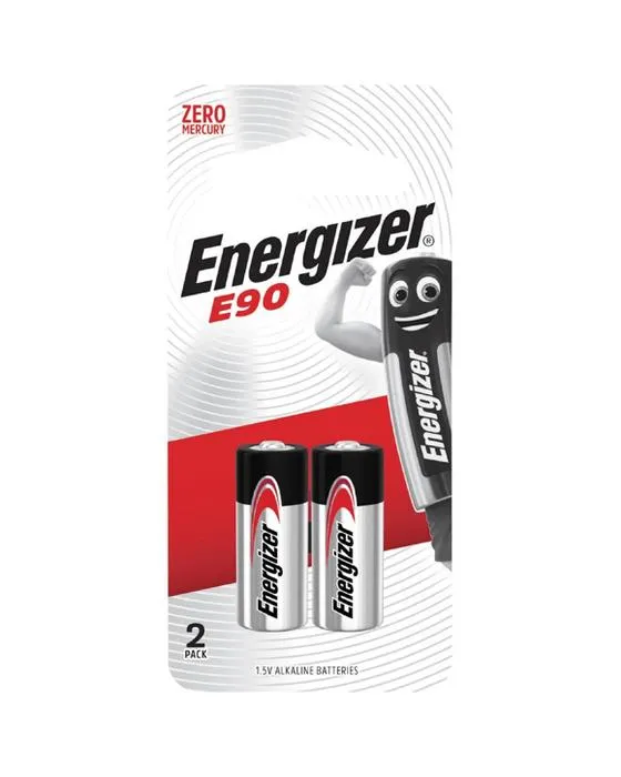 Energizer E90 Alkaline Batteries 2 Pack