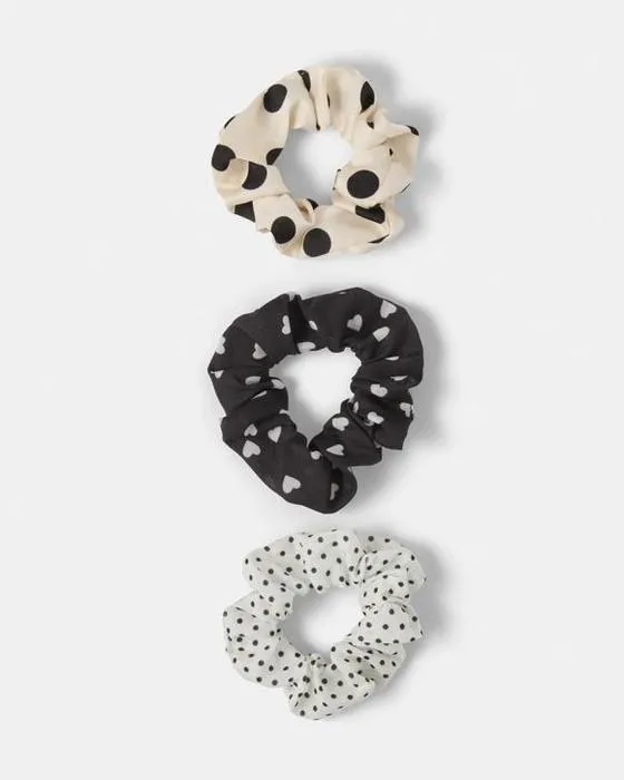3 Packs de cheveux Polka Dot