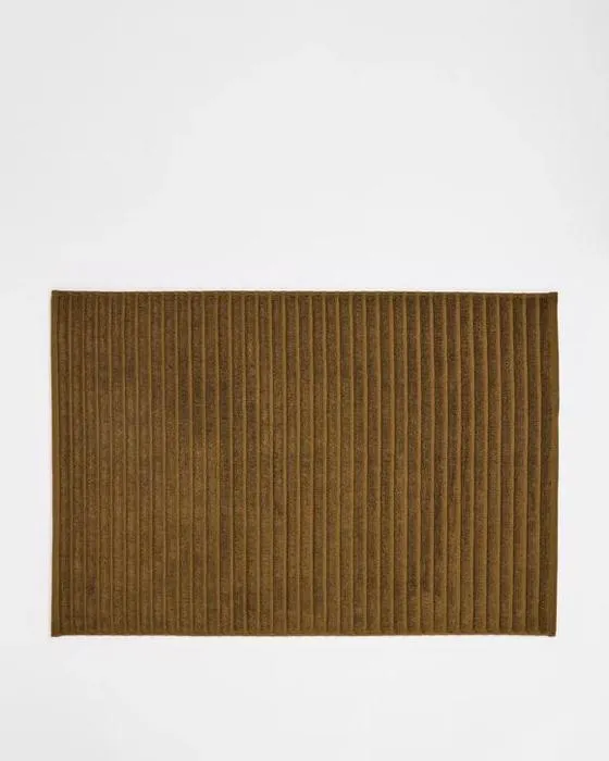 Tapis de bain pivotant de luxe égyptien - vert