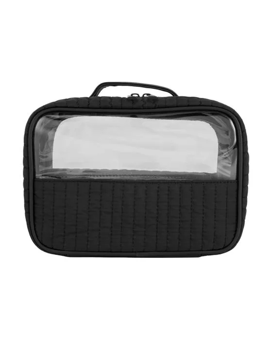 Ensemble de sac de maquillage 2 pièces OXX Cosmetics - Noir