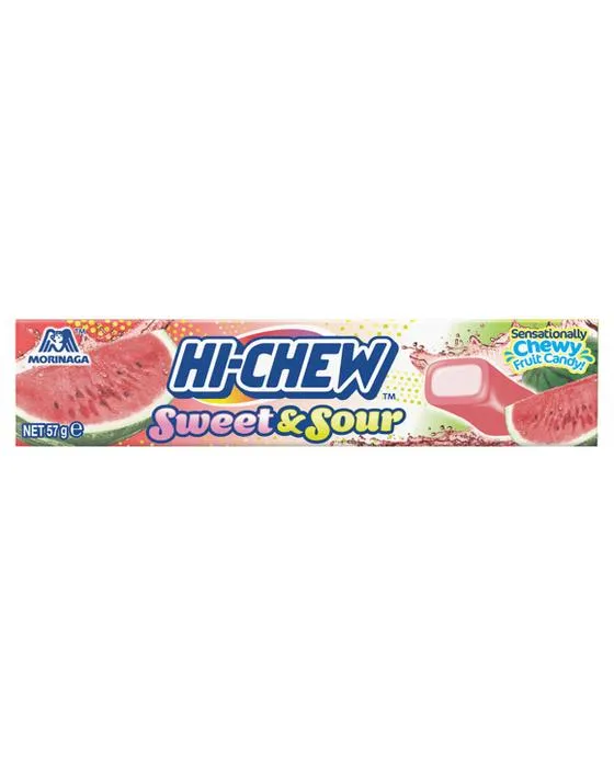 Bâton de bonbons doux et aigres 57g - pastèque