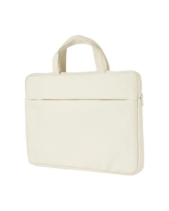 15 po. Sac pour ordinateur portable - naturel