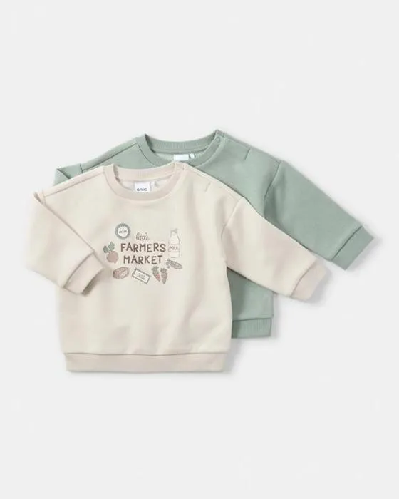 2 Paquet de Sweat-shirt à épaulettes