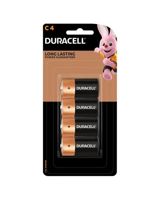 Piles de Coppertop C 4 Pack Duracell
