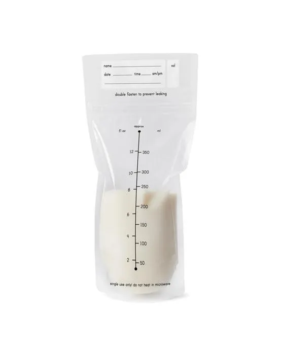 30 sacs de stockage de lait en emballage