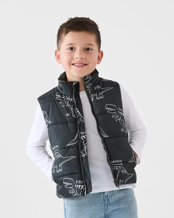 Veste de tampon imprimé