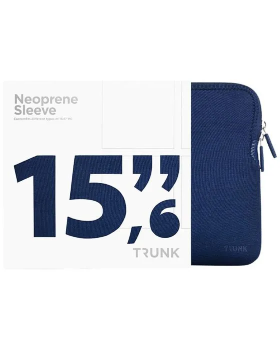 TRONK Neoprène Manches d'ordinateur portable 15,6 Marine
