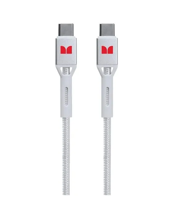 Monster Braided USB-C to USB-C Câble 2m blanc