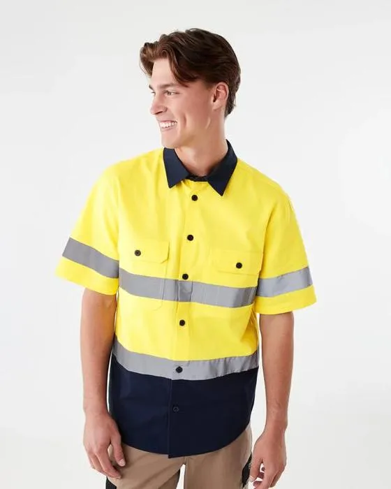 Vêtements de travail Hi-Visibilité manches courtes Chemise réfléchissante