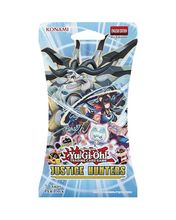 Konami Shonen Jump Yu-Gi-Oh! Jeu de cartes de trading: Justice Hunters Blister Pack