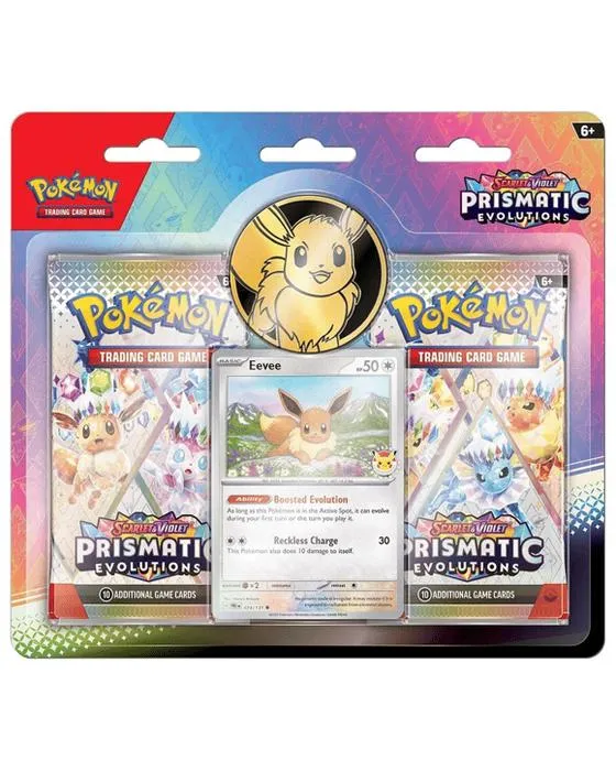 Pokemon Trading Card Game: Pistolet et Violet Prismatic Evolutions Blister Pack