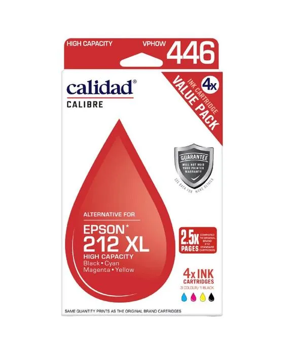 Calidad Epson Cartouche d'encre 212 XL 4 Pack