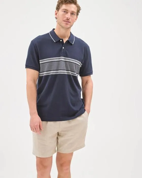 Cible Homme Australien coton panaché Polo Top
