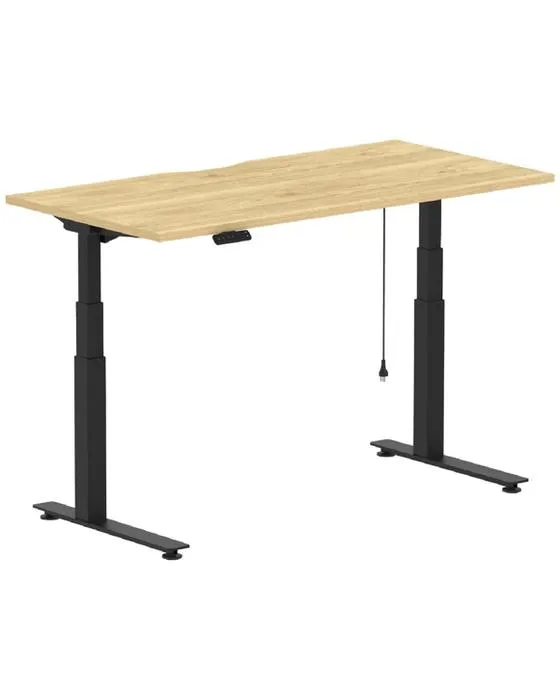 Stilford S2 Bureau électrique de sit 1500mm Bureau noir/patron, tables et postes de travail