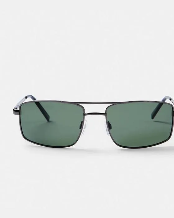 Lunettes de soleil de cadre métallique classique