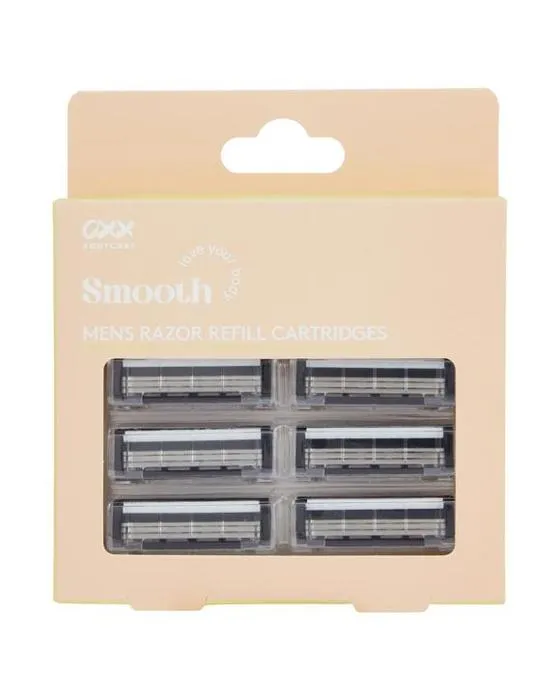 OXX Cartouches de recharge de rasoir 6 Packs de soins pour hommes lisses